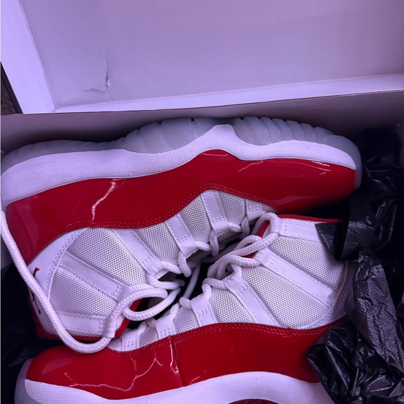 Jordan Sneakers Red and White